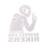 Respect For Bikers Sticker Car Vinyl Decal Funny Motorcycle Waterproof