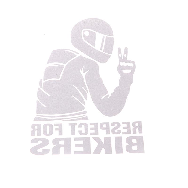 Respect For Bikers Sticker Car Vinyl Decal Funny Motorcycle Waterproof