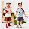 Mini Balabala Boys and Girls Short-sleeved T-shirt Baby Shorts Summer Moisture-absorbing Quick-drying Elastic Breathable Loose Pants