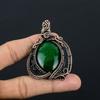 Green Flash Labradorite Pendant Gemstone Jewelry, 999 Copper Wire Wrapped Pendant, Handmade Jewelry Birthstone Pendant, Gift For Him