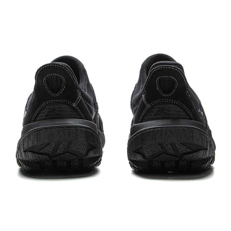 Li Ning CF Trail Hiking Sports Comfortable Shock Absorption Rebound Low Top Outdoor Functional Shoes Unisex Shoes Black AHCV073-5