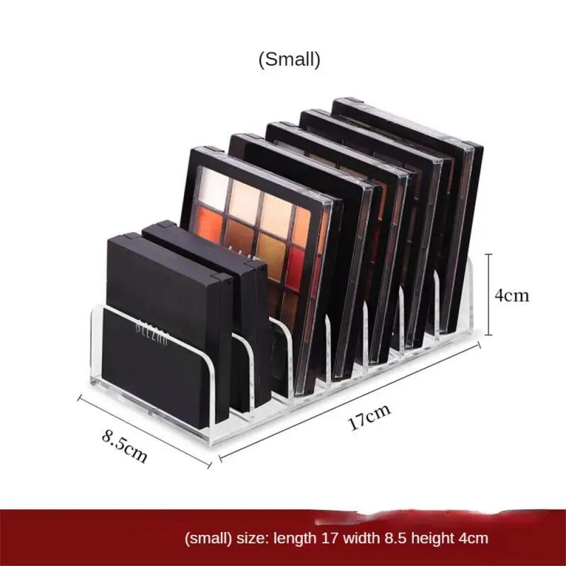 Eye Shadow Tray Storage Box Large Capacity Cosmetics Display Rack Powder Blusher Dresser Makeup Cosmetics Shelf Organizers