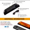 Amber /White LED Car Front Grille Light Assemblies with Wiring Harness Kit For Toyota FJ Cruiser 2007-2014 Parking/Driving Light