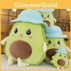 Hat Wear Avocado Plush Toy Cartoon Stuffed Doll Bedroom Decoration Kids Gift
