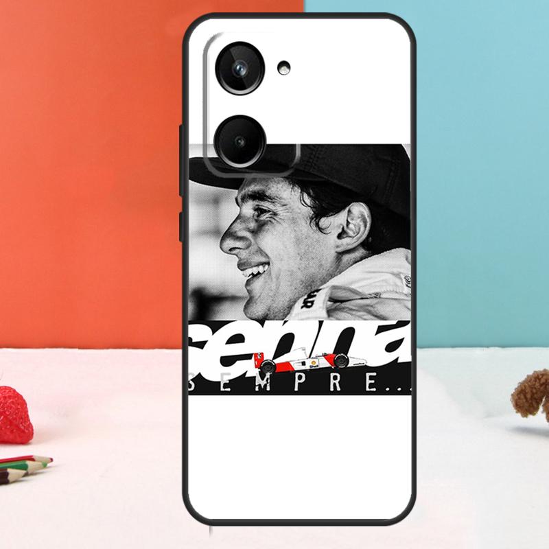 Ayrton Senna For Realme C53 C55 C35 C33 C30 C25s C21Y C11 C15 GT Neo5 GT3 GT5 9 10 11 12 Pro Plus Case