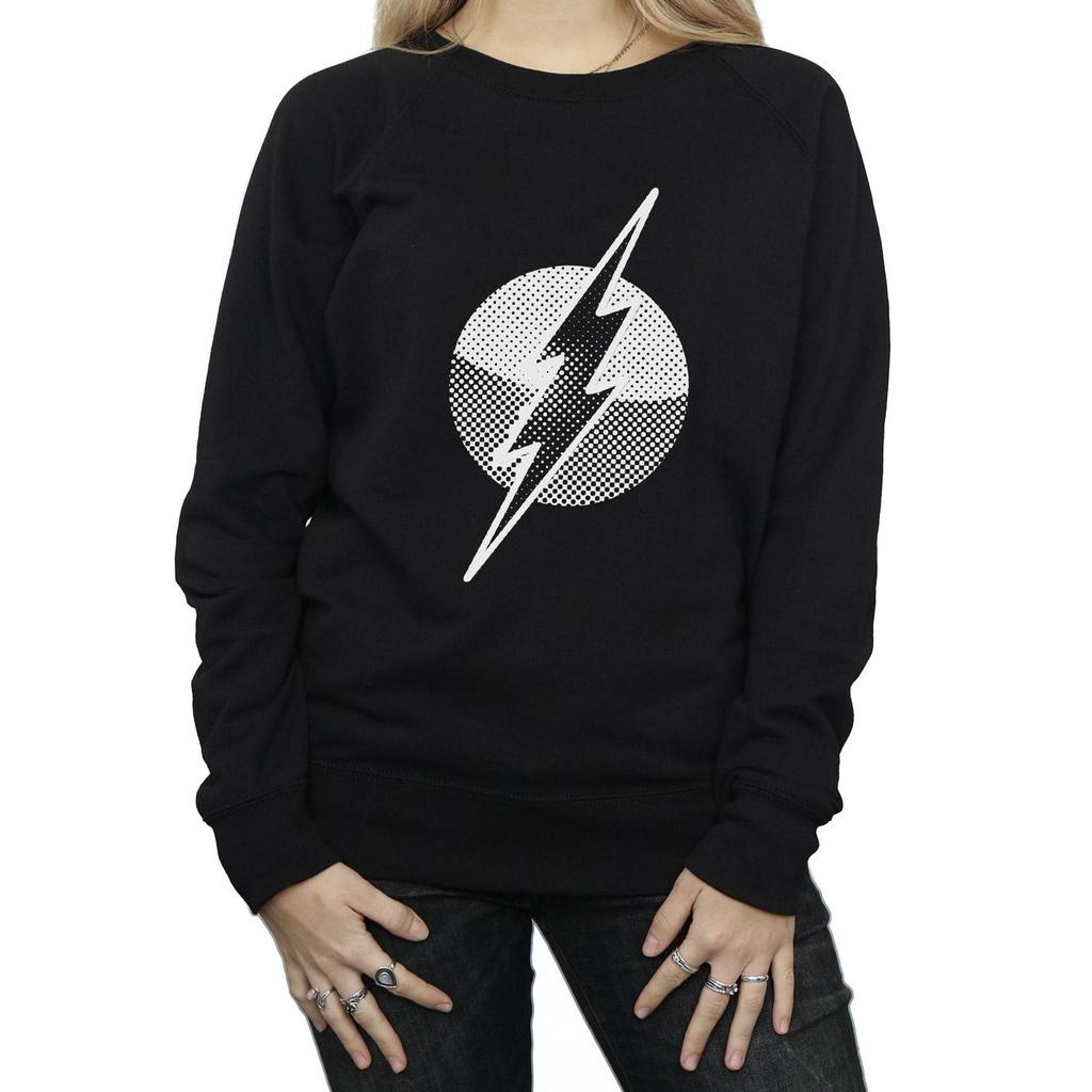 DC Comics Womens/Ladies Flash Spot Logo Sweatshirt