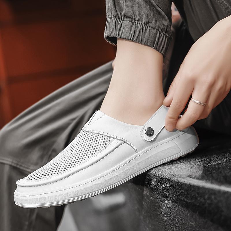 Модная ручная работа, высококачественная летняя обувь, трендовый дизайнерский стиль, модная обувь для вечеринок, черно-белая, молодежная, трендовая, удобная обувь