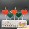 Cartoon Love Birthday Candle Cute Style Romantic Party Cake Decoration Cute Cartoon