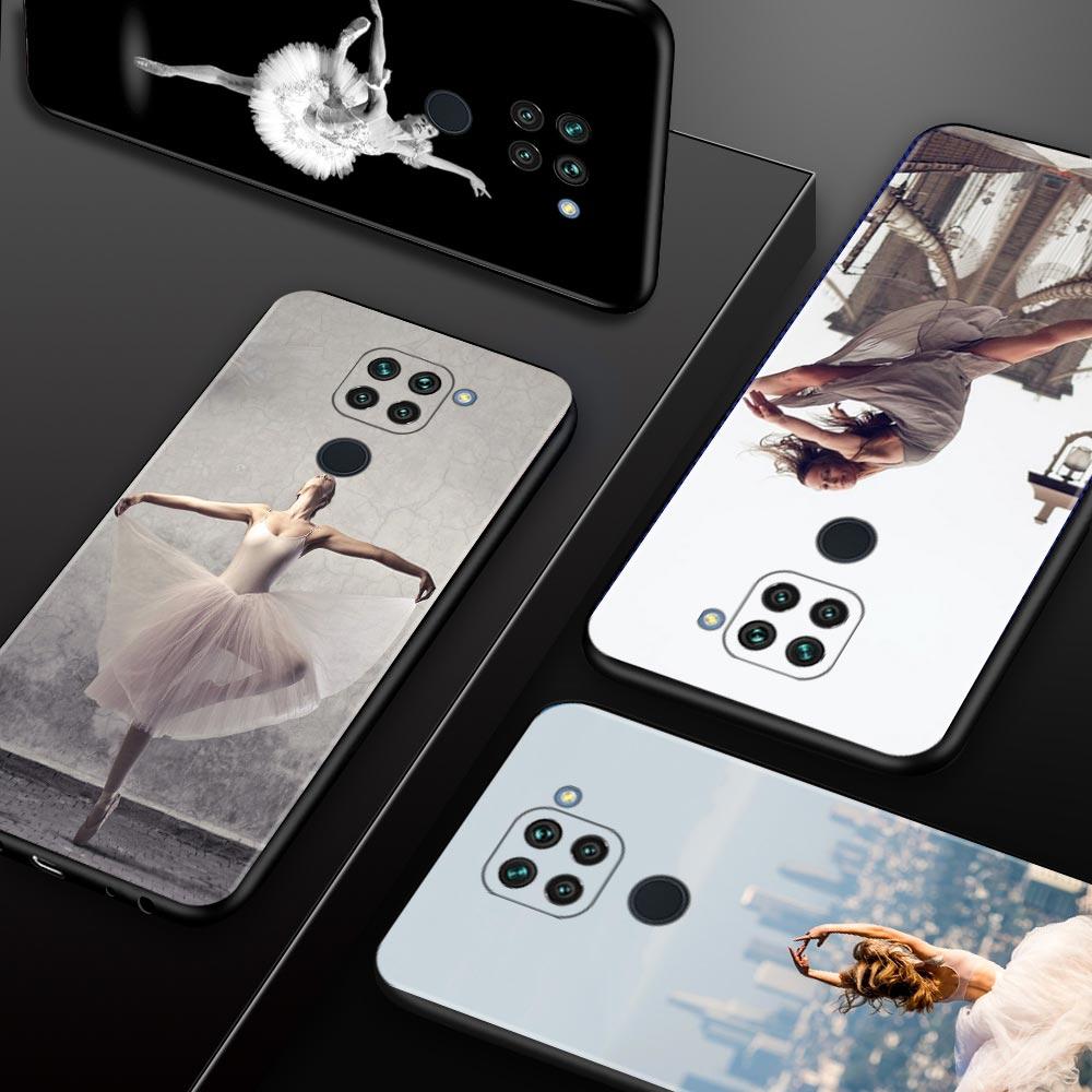Case For Xiaomi Redmi Note 11 9 8 10 Pro 9s 8t 7 10pro Max Cover For Redmi 11 9 9c 9a 8 8a 7 7a Dance Girl Ballerina Ballet