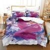 3D Print Anime Kawaii Girl Kyouka Printed Bed Set Duvet Cover Pillowcase Bedding Set Bed Linen Sheet Quilt Cover Full King Size