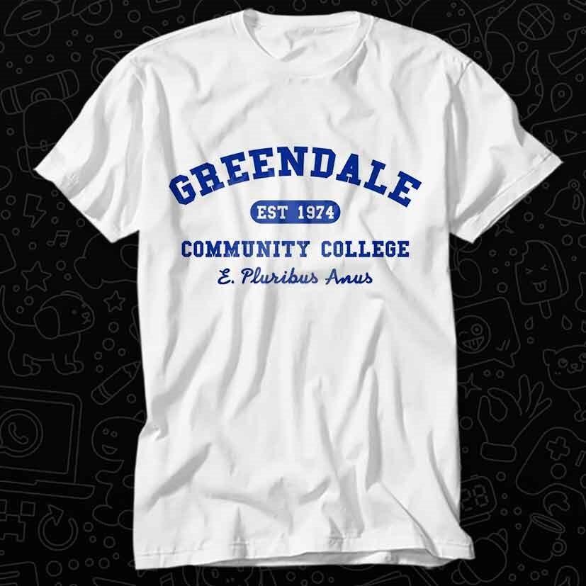 Футболка Greendale Community College E Pluribus Anus 379