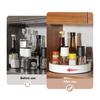 360-Degree Rotatable Lazy Susan Organizer Turntable Large Capacity Spice Organization Makeup Organizer Storage Holder