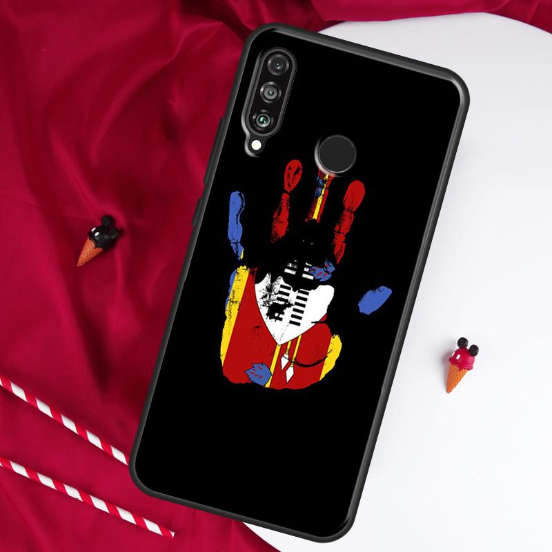 Swaziland Flag For Huawei Nova 10 SE 9 5T 12s 12i 11i Y91 Y90 Y60 Y70 Y72 Y61 P20 P30 P40 Lite P60 Pro Case