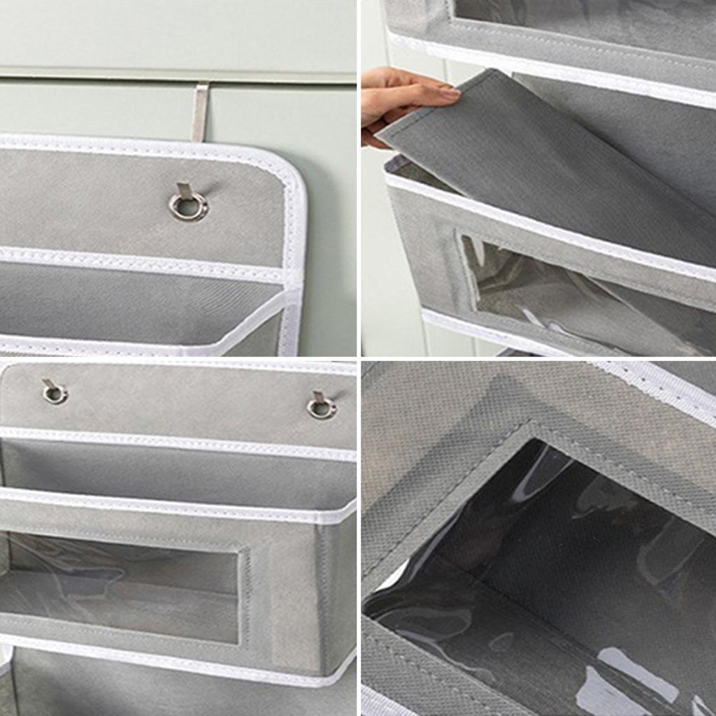 Подвесной органайзер для двери, 2 расширенных металлических крючка для хранения косметики, канцелярских товаров, мелочей и т. д.