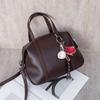 Стильная женская сумка, винтажная универсальная сумка Boston Bag из натуральной кожи, женская сумка-тоут из коровьей кожи растительного дубления через плечо