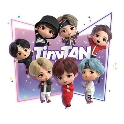 BTS Набор фигурок TinyTAN для монитора – 7 персонажей