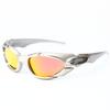 New European and American outdoor sports cycling polarized sunglasses, trendy retro driving sunglasses for men and women