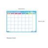 Magnetic Dry Erase Calendar Whiteboard Fridge Magnet Flexible Daily Message Stickers with 3 Board