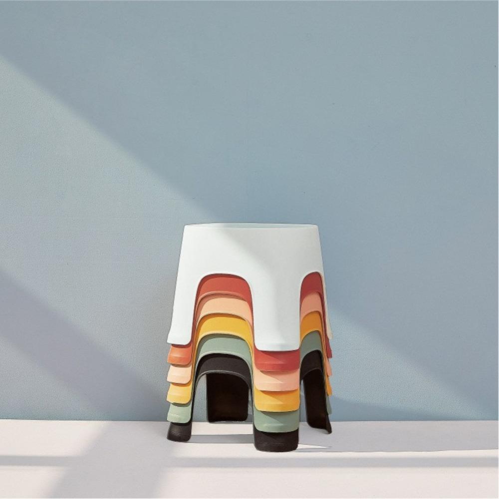 Colorful Toilet Footrest Non-slip Shoe Changing Stool Children's Small Stool Bathroom/Living Room