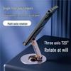 TikTok Metal Mobile Holder: 360° Rotatable, Adjustable, Foldable, Ideal for Tablets & Phones.