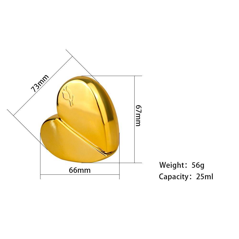 Refillable Cosmetics Bottle Heart Shaped Liquid Sub-bottling Glass Perfume Bottles  Travel