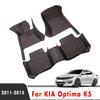LHD автомобильные коврики внутренние водонепроницаемые кожаные ковры для KIA Optima K5 2015 2014 2013 2012 2011 автомобильные аксессуары на заказ