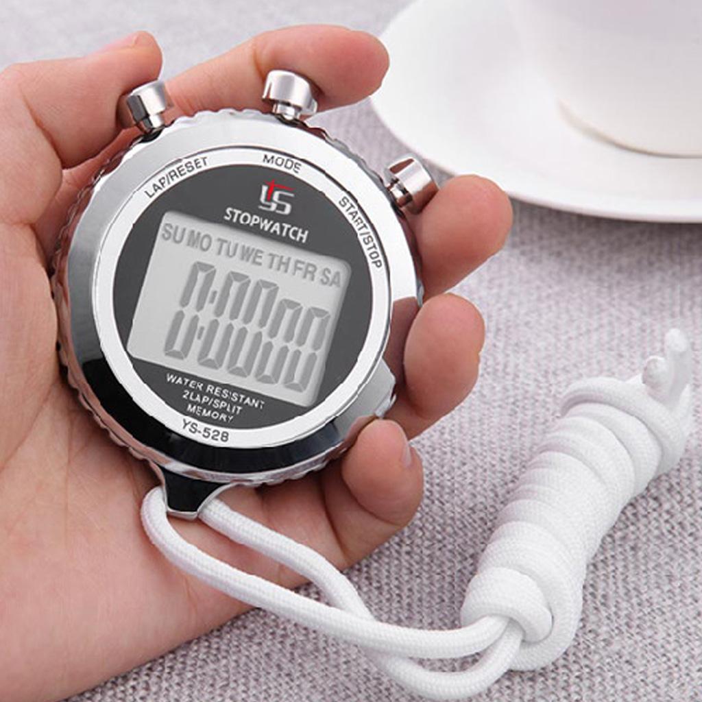 Multi-Function Electronic Digital Sport Stopwatch Timer Large Display Display Alarm Function Suitable for Sports Coaches