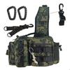 Fishing Bag with Rod and Large for Run and Gun Survival [nature Japan] Carabiner, 2-Way Joint, Belt, Keychain, Multifunctional, Capacity, Tackle,