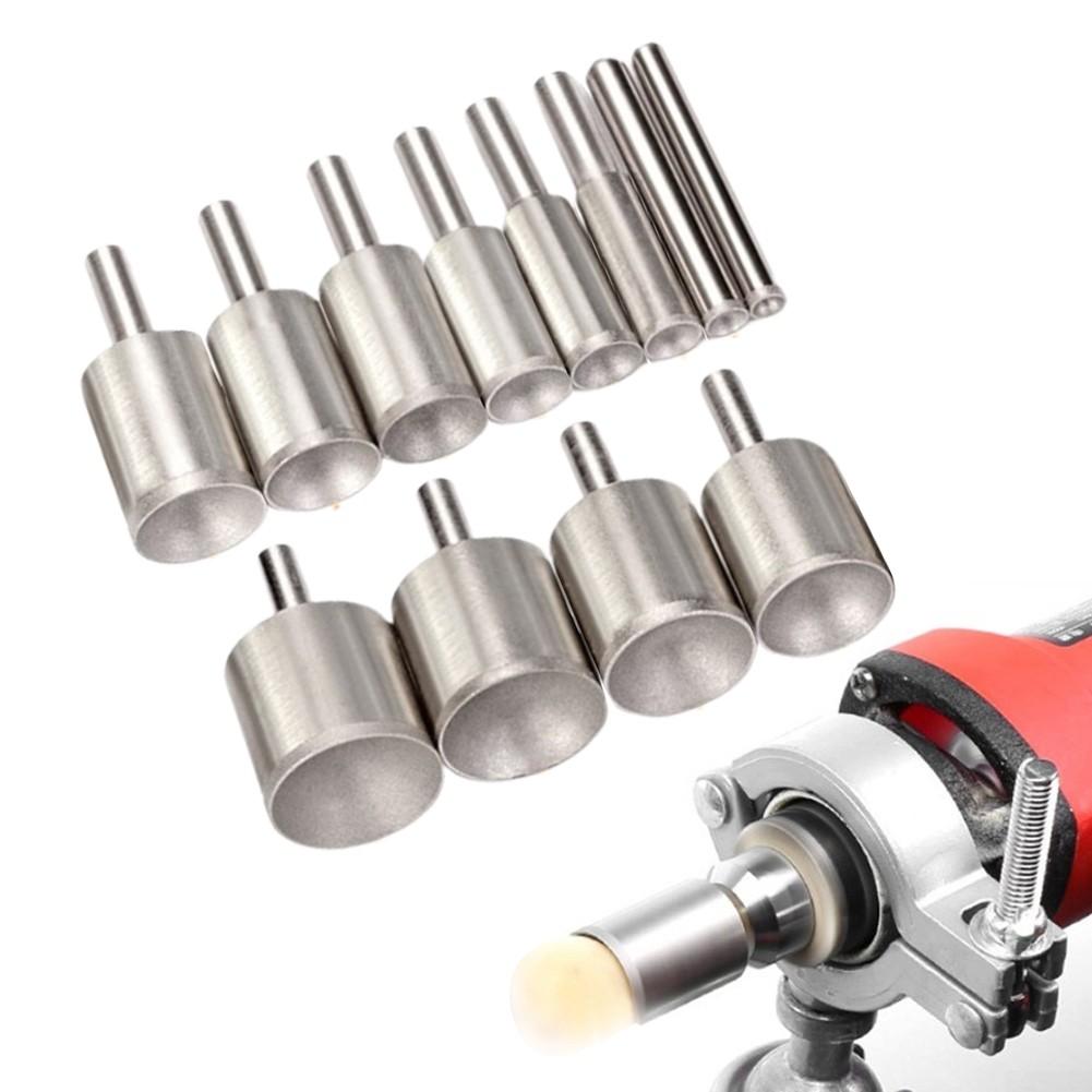 Полировальная насадка 320 # 5–25 мм, алмазные детали, серебряный инструмент, 1 шт.