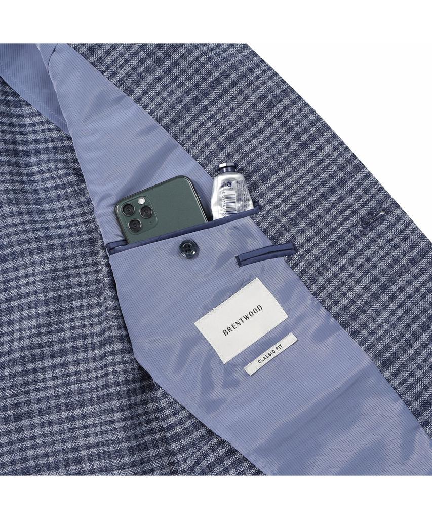 Brentwood Glen Check Lightweight Jacket Brjbm26421Bux