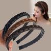 2pc Vintage Wig Twists Braid Hairband with Toothed Anti-skid Hair Bands for Women Girls Korean Retro Headband Accessories