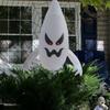 Надувная модель призрака на Хэллоуин Украшение для вечеринки на Хэллоуин Призрак с серпом Ужас Садовое украшение для крыльца Снаружи Праздничное