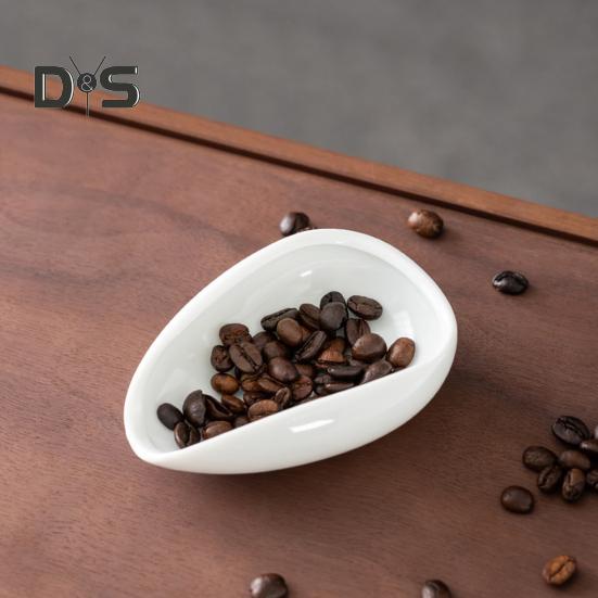 Чашка для дозирования кофе, инструменты бариста, утварь, портативная кофейная ложка для домашнего кафе, шведского стола, отеля, офиса, керамическая чаша для взвешивания кофейных зерен