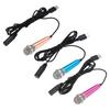 Uxcell Mini Microphone for Mobile for Phone Recording and Pack of 3 Phones, C-Type Microphone, Compact, Recording, Gold/Hot Pink/Blue,