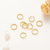 20-50pcs/bag 14K 18K Gold Twisted Open Jump Ring Split Connect Round Ring For DIY Jewelry Handmade Wholesale Making Accessories