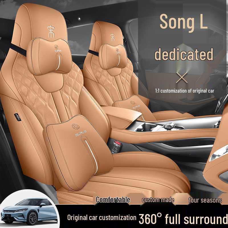 Custom Leather Car Seat Covers for BYD DiSong L EV (Five-Seater)