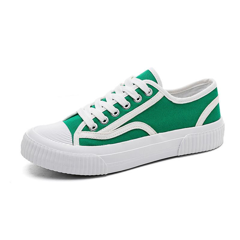 Thick Soled Canvas Shoes for Women New Spring and Autumn Versatile Shoes Casual Sports Shoes Retro Board Shoes
