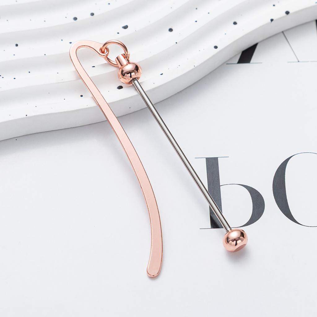 Закладки для книг с крючками из бисера своими руками, металлические маркеры для книг с длинным кулоном, аксессуары для чтения, подарок для книголюба, книжного червя