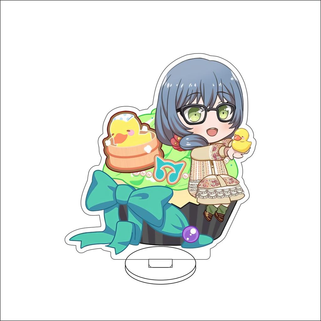 10СМ Аниме BanG Dream! Подставка-фигурка Модель Цукуши Футаба/Хиромачи Нанами/Курата Масиро Милая Настольная Декорация Стоячий Знак Подарки