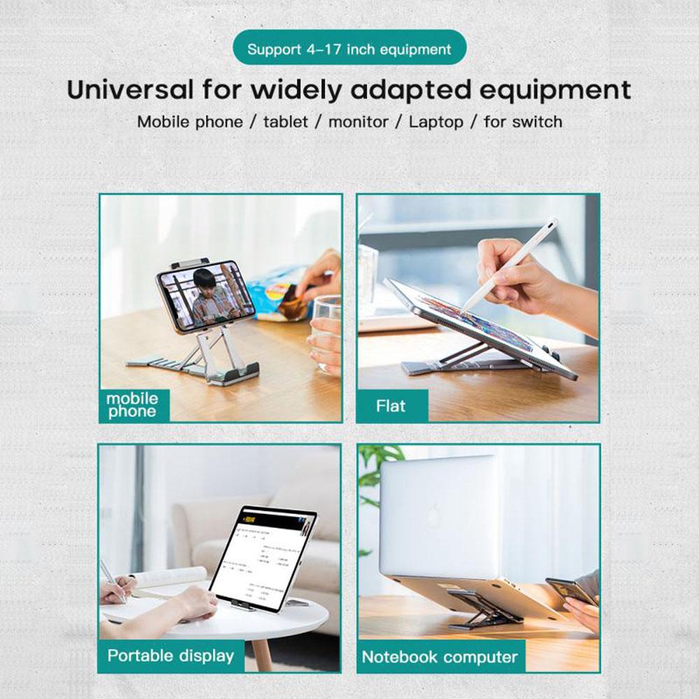 Accessories Height Adjustable Desktop Laptop Stand Cell Phone Holder Tablet Stand Tablet PC Stands