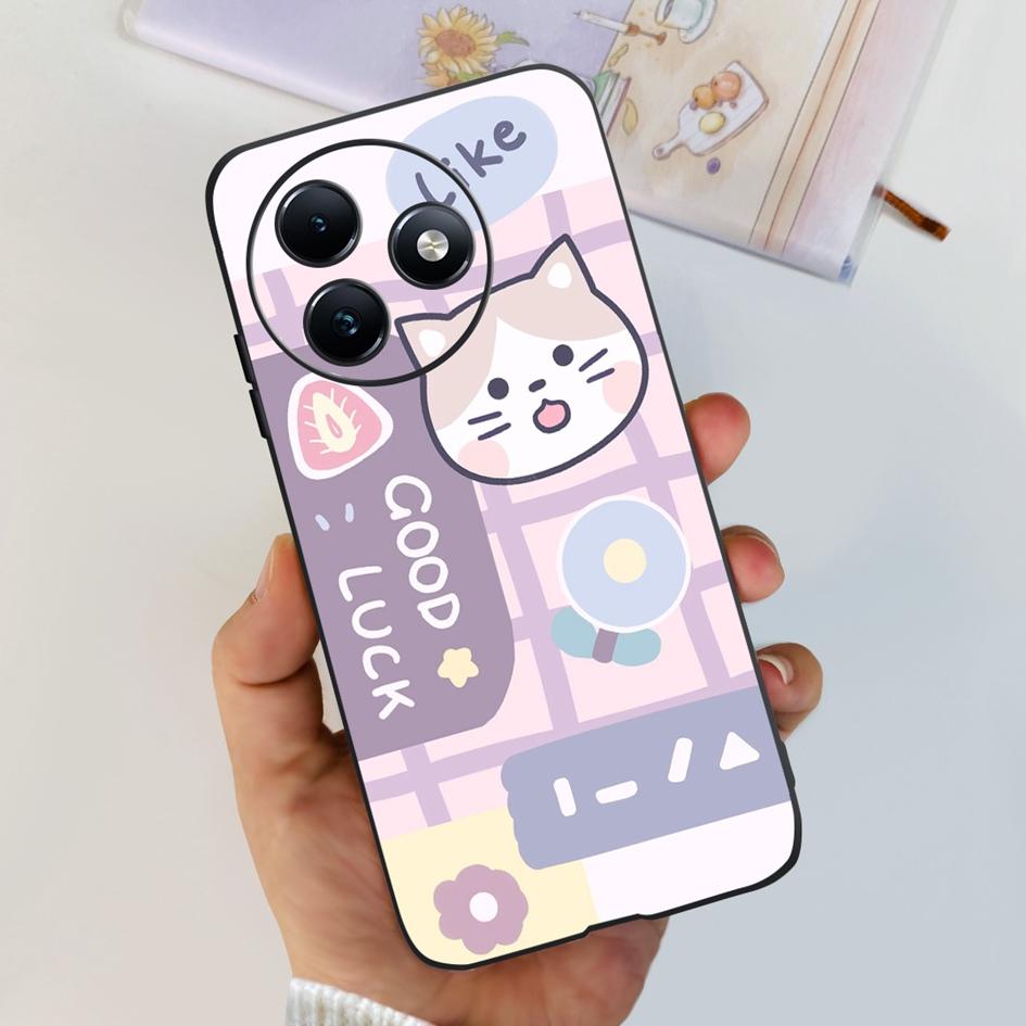 Чехол Для Itel S24 Чехол S667LN Популярный Цветок Бабочка Мягкий Силикон Ударопрочный Чехол Для Телефона Для Itel S24 2024 Бампер S 24 Funda