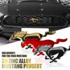 AJX1 3D Meatl Car Front Hood Grill Tail Trunk Sticker Badge Cover Decoration For Ford Mustang Fiesta Focus Mondeo Mk4 Fiesta Kuga St