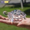 A Crystal Turtle Ornament, Mini Turtle Statue, Lucky Ornament, Suitable for Home Office Desk Decoration, Home Decoration