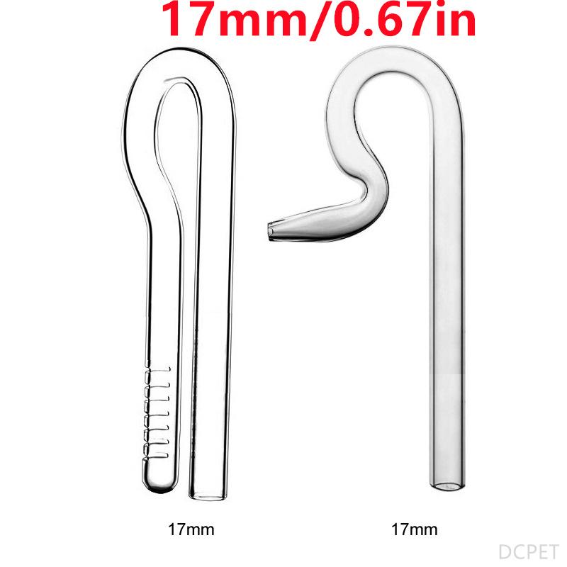 Прозрачный стеклянный сливной шланг Lily Pipe и приток скиммера с присоской 13 мм 17 мм для аквариума с растениями, аквариума, системы фильтрации воды