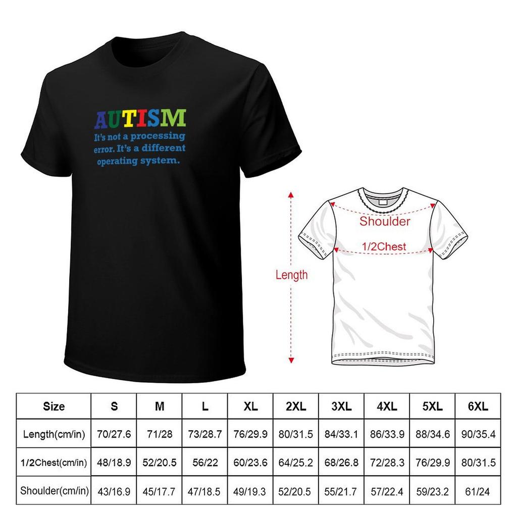 Autism Awareness TShirt clothes Anime tshirt black t shirts for men