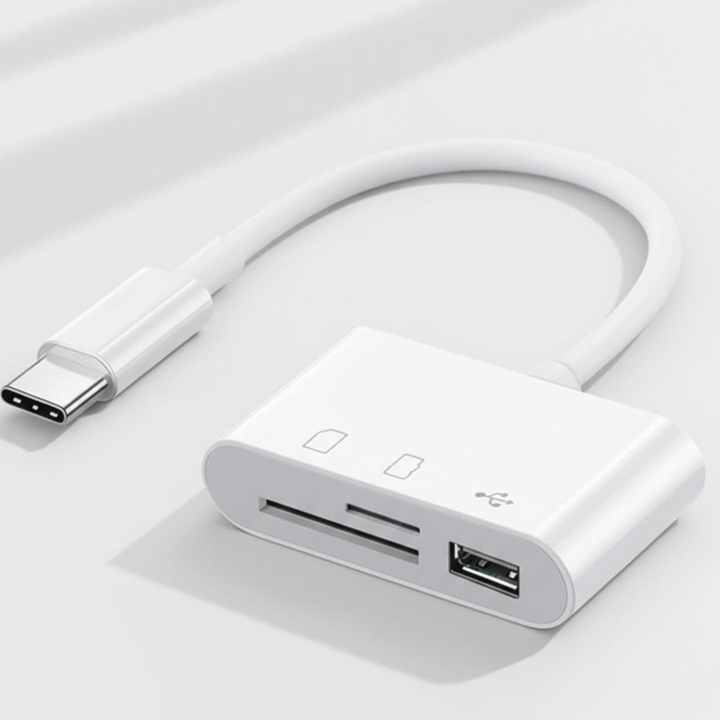 3-в-1 Адаптер-кардридер SD TF Card USB 2.0 3.0 для MacBook Pro Ноутбука ПК Камеры Мобильных Телефонов