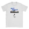 Nihilist Penguin But Why meme Cotton TShirt For Unisex Summer  Streetwear T Shirts Round Neck Novelty Tees Oversized Logo Clothes