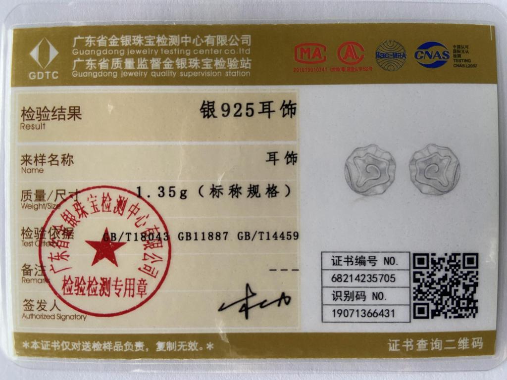 Серьги-гвоздики из стерлингового серебра 925 пробы с розовым цветком для женщин, модные ювелирные изделия