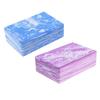 KESYOO Yoga EVA High Balance Purple Blue 2-Pack Blocks, Foam, Lightweight, Density, Fitness, Stretching, Support, Beginner-Friendly, &