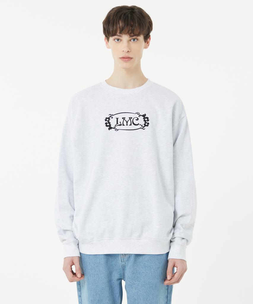 LMC Flower Oval Sweatshirt Light Heather Gray